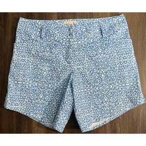 Adidas Advanced Blue/White Deco Print Golf Shorts Size 10  NWOT